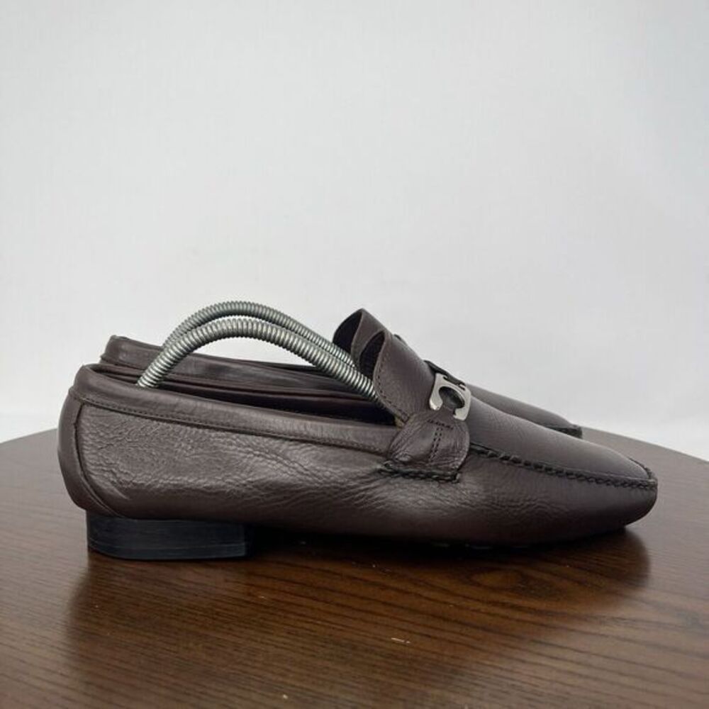 Allen Edmonds Martin Penny Loafer Shoes Women's 9D Brown Leather Moc Boat Flat - Picture 4 of 16
